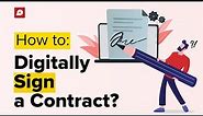 How to Digitally Sign a Contract on your PC - Get PDF contract / agreement digitally signed