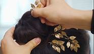 10 Pieces Bride Hair Accessories, Vintage Gold Leaf Hair Pins, Bridesmaid Headpiece for Wedding Hair Pins, Bride and Bridesmaid Hairstyle Accessories