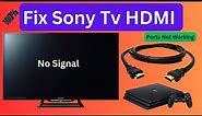 How to Fix Sony Tv Hdmi No Signal || Sony Tv says No Signal