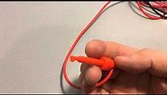 Banana Plug To Test Hook Clip Probe Cable For Multimeter