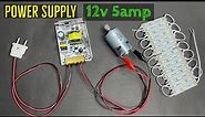 12v 5 amp power supply SMPS Unboxing and review @Electronicsproject99