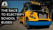 The Race To Electrify America’s School Buses
