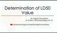 LD50 Values Determination Methods || Karbers Method and Miller & Tainter Methods