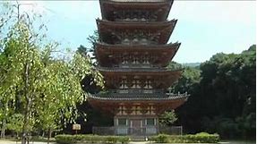 Five Story Pagoda (塔） in Daigoji Temple （醍醐寺）, Kyoto City