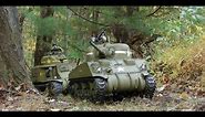 1/6th scale RC Armortek M4A4 sherman tank project video #16 (Model complete)