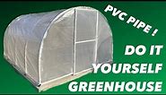 Build your own Greenhouse DIY using PVC pipe!!!
