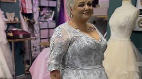 What an absolutely stunning bride! Bubbles at her final fitting of her gorgeous silver grey lace tulle dress. We love THIS! #SilverWeddingDress #GreyWeddingDress #AlternativeWedding #AlternativeWeddingDress #SpokeWeddingDress #WelshWeddingDressDesigner #PINKBUTTERFLYBRIDES #TheWeddingDressShop #Alternative | Pink Butterfly Brides The Wedding dress shop