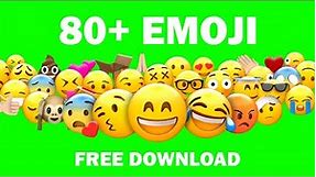 80+ Free Animated Emoji😍 | No Copyright🔥