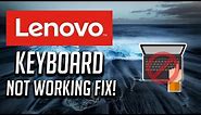 Fix Lenovo Keyboard Not Working Windows 10/8/7 - [3 Solutions 2024]