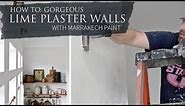 HOW TO: Gorgeous Textured Walls with Lime Plaster Paint