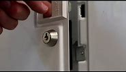 Installing a lock on an electrical panel