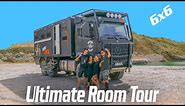 Ultimate Mercedes Arocs 6x6 Expedition Overland ► | KRUG XP Room Tour