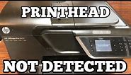 HP OfficeJet Pro Printhead Missing or Not Detected