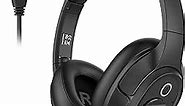 EKSA Headset with Microphone for Laptop, Wired Computer Headset with Volume & Mic Mute Controls, Lightweight PC Headphones for Office Call Center Skype (Over Ear USB Headset with AI ENC)