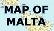 MAP OF MALTA