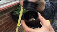 How to install a soil pipe boss for a 40mm waste water pipe