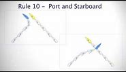 Racing Rules explained - Rule 10 - Port and Starboard - RYA Handy Guide to the Racing Rules e-book
