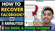 How to Recover Facebook Account Without Email and Phone Number 2024 l FACEBOOK RECOVERY 2024
