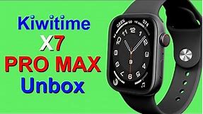 X7 PRO MAX Smartwatch Unbox Review - New Series Watch 7 Copy - Better than GW67 PRO MAX? Wearfit Pro