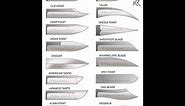 Knife Basics - What You Really Need To Know - Blade Types