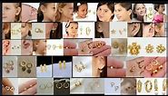 baby girl gold earrings/gold stud earrings/gold hoop earrings/lightweight gold earring for girls