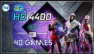 🔵Intel HD Graphics 4400 in 40 Games || in 2021
