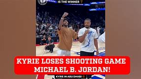 Kyrie Irving falls short against actor Michael B. Jordan in shooting contest