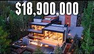 INSIDE a $18,900,000 Customized Colorado SMART HOME | Modern Mansion Tour