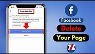 How To Delete Facebook Page (Full Guide) | Delete A Facebook Page Permanently