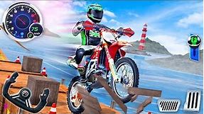 Extreme Bike Stunt Dirt Racing 3D - Motocross Impossible Mega Ramp Racer 2022 - Android GamePlay