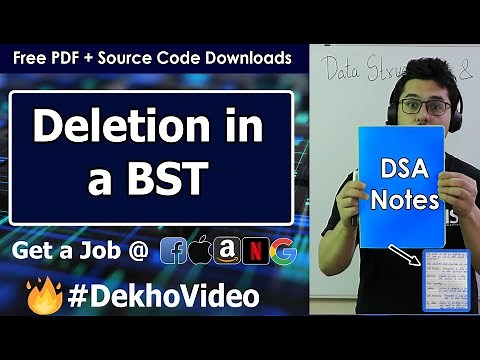 Deletion in a Binary Search Tree