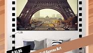 Eiffel Tower Paris Wall Canvas Art