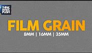 FILM GRAIN Overlay with SOUND EFFECT