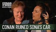Sona Wants Conan To Buy Her A New Car | Conan O'Brien Needs A Friend