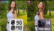 Honor 90 Pro Vs iPhone 14 Pro Max Camera Test Comparison & Review