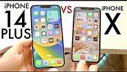 iPhone 14 Plus Vs iPhone X! (Comparison) (Review)