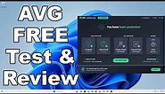 AVG FREE Antivirus Test & Review 2023 - Antivirus Security Review - Security Test