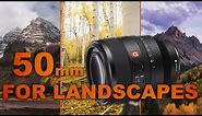 How I use a 50mm Lens for Landscape Photography