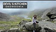 Devils Kitchen and Llyn Idwal Climb in Snowdonia