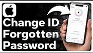 How To Change Apple ID Password If Forgotten