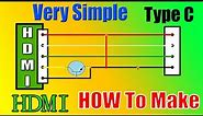 how to make type c to hdmi cable