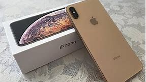 iPhone XS Max 256GB Gold Unboxing