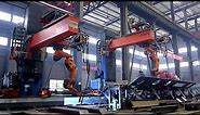 CLOOS - robots weld transformers at Shandong Mingrun