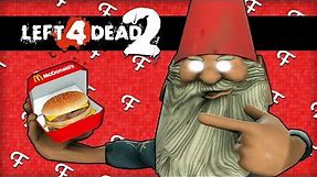 L4D2: McDonalds Food Zombies + Evil Gnomes Apocalypse! (Left 4 Dead 2 - Comedy Gaming)