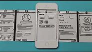 Mobile Application Design : Paper Prototype Video