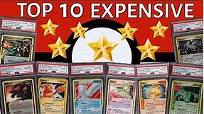 Top 10 Expensive Gold Star Pokemon Cards!