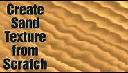 Create Sand Texture in Photoshop - Easy and Realistic