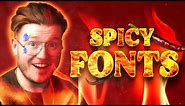 SPICY FREE Fonts Every Designer Needs! 🔥
