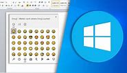 Windows 10: Emojis per Tastenkombination einfügen