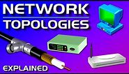 Network Topologies (Star, Bus, Ring, Mesh, Ad hoc, Infrastructure, & Wireless Mesh Topology)